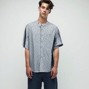 ❤️NWT Eddie Bauer Blue Casual Button Down Shirt 3XLT